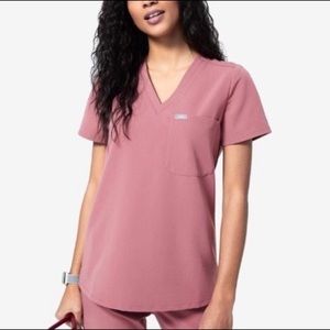 Figs Catarina scrub top, Mauve